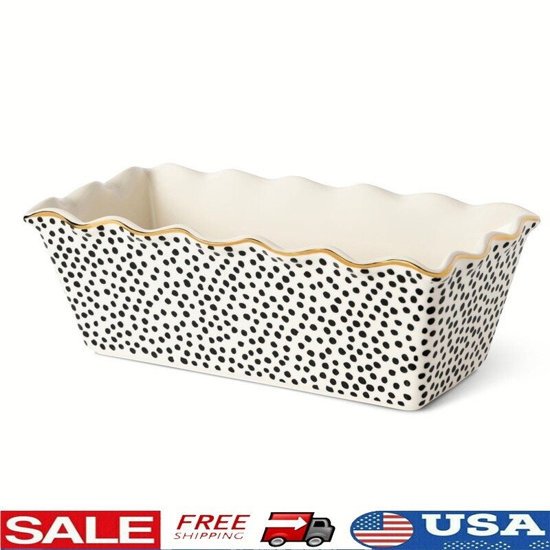 Ceramic Loaf Pan Non-Stick Baking Dish Oven Safe Kitchen Bakeware Culinary Tool