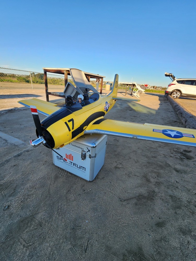 RC PLANE T-28 Trojan BNF FPV WITH DJI HEADTRACKER