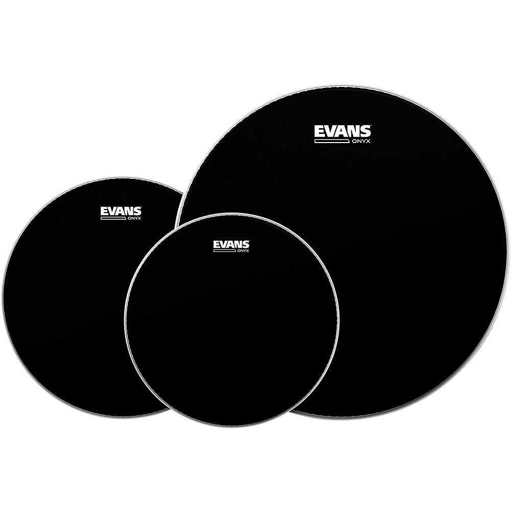 Evans Onyx 2 Drumhead Pack Rock - 10/12/16