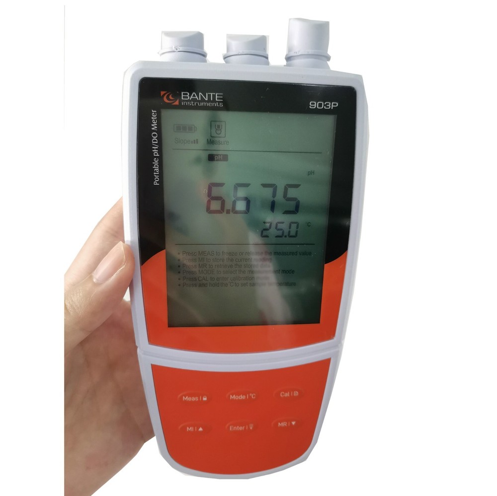 Water Quality Analyzer Portable Dissolved Oxygen Meter pH mV Temp Tester Meter