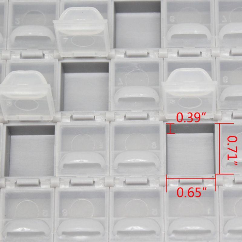 6 BOXALL Enclosure box surface mount SMD SMT surface mount Components Organizer
