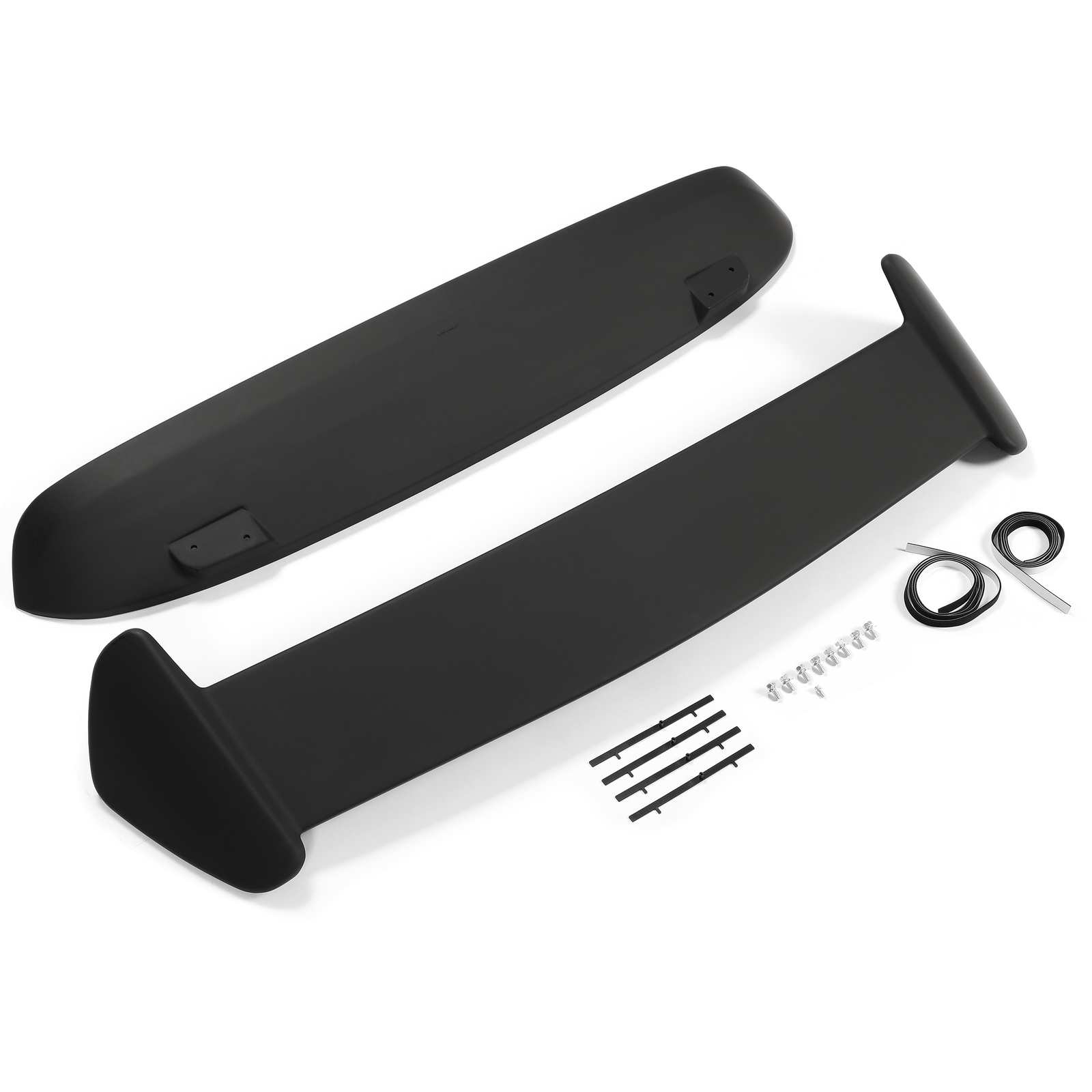 Rear Roof Spoiler Wing Black Painted For Honda Civic 96-00 Hatchback JDM R Style