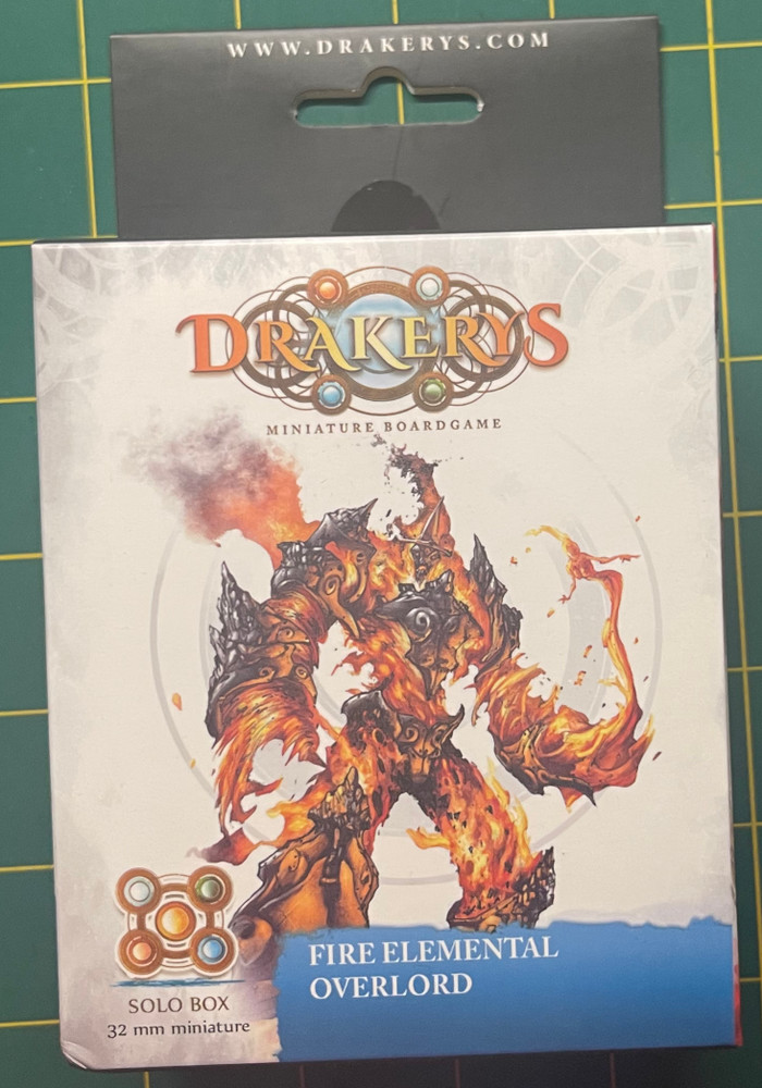 Drakerys Fire Elemental Overlord, NIB, Sealed