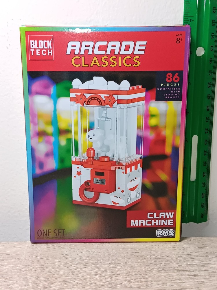 *FREE SHIP* CLAW MACHINE Arcade Classics Block Tech Brick Set