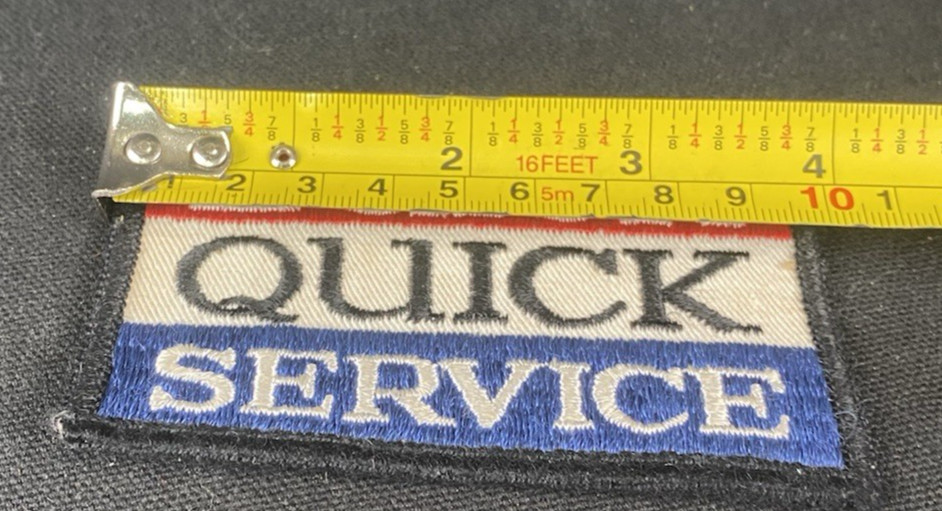 Vintage Embroidered Buick Quick Service Gas Patch