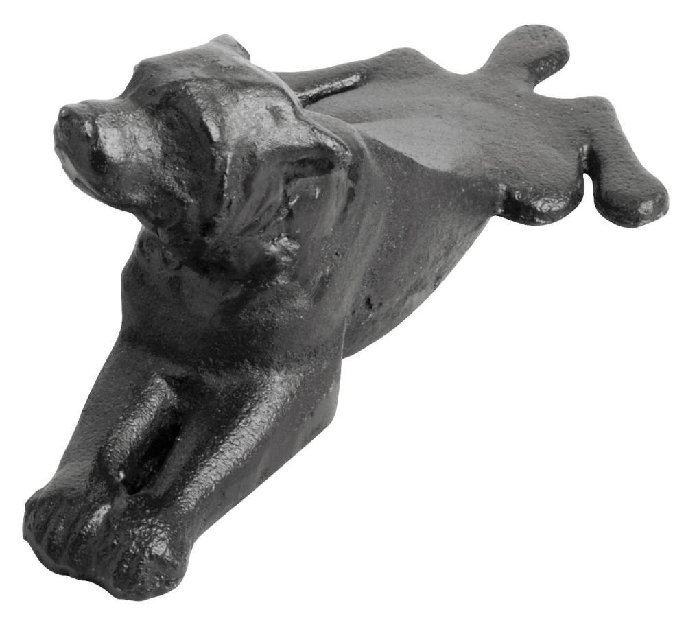 Door Wedge Dog Black