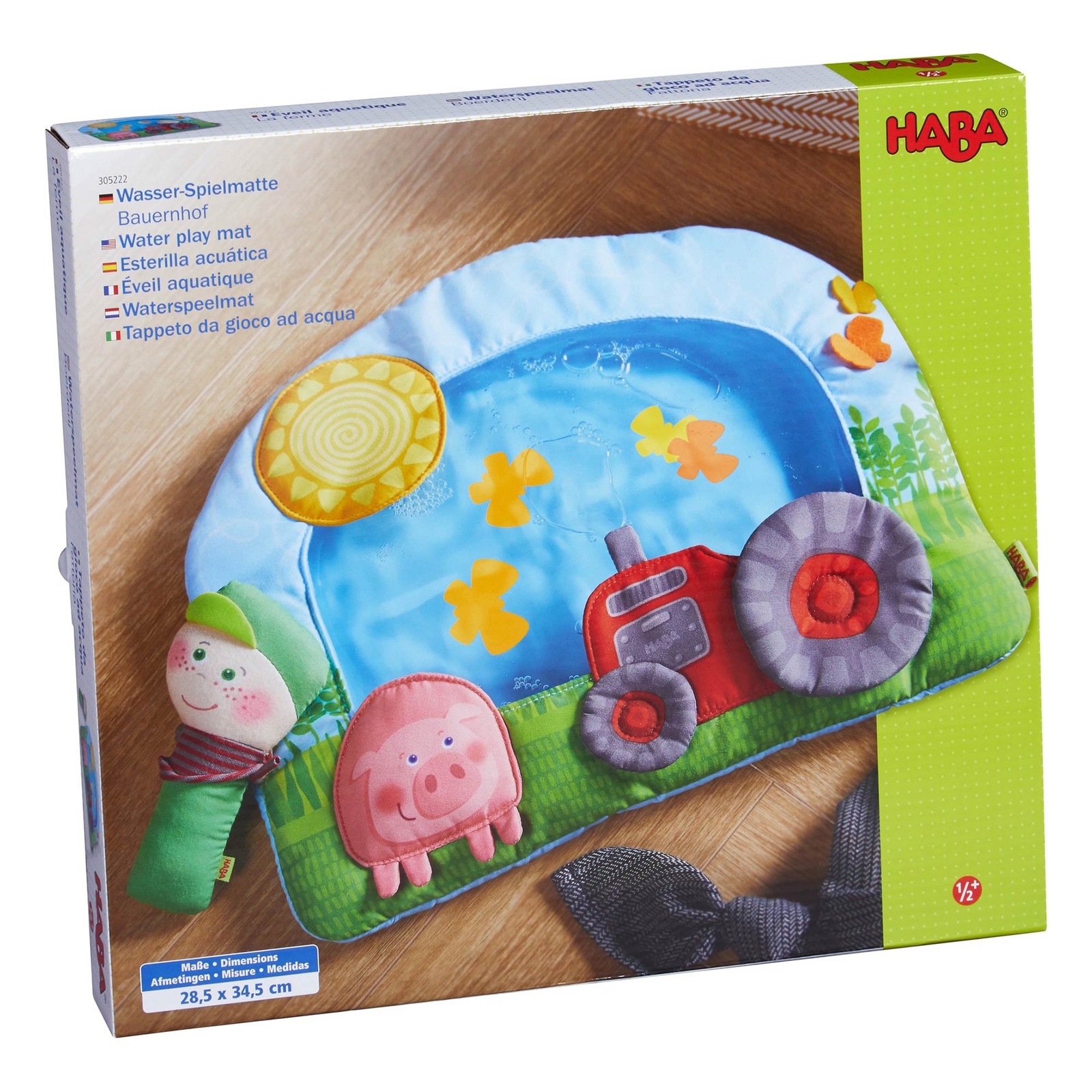 HABA On the Farm Tummy Time Water Play Mat
