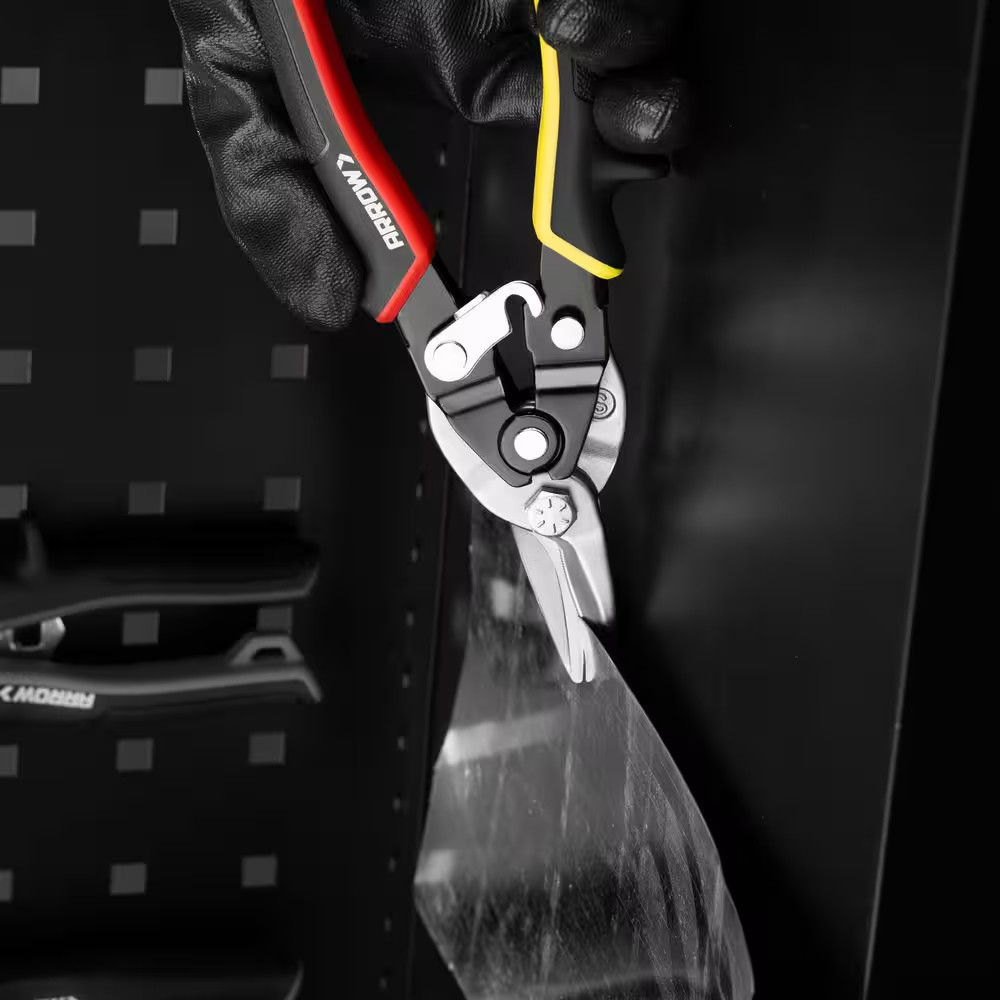 8 In. Straight-Cut, Force Saving Aviation Snips
