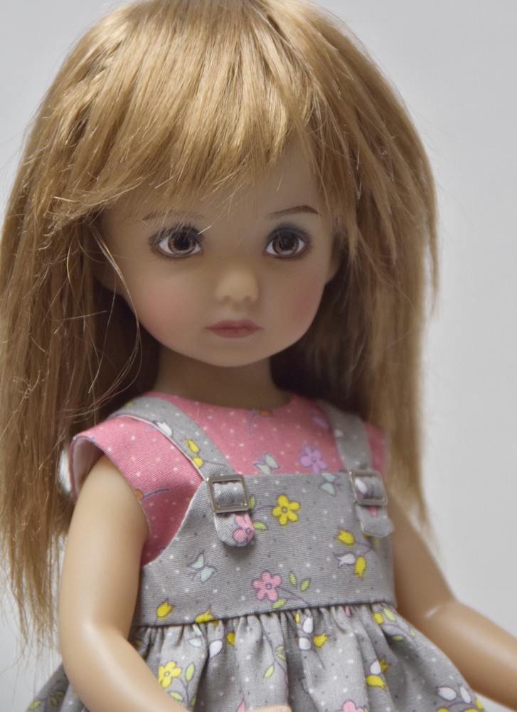 PDF Pattern&Tutorial - Top & Pinafore For Meadow Dumpling & Effner L'il Dreamer