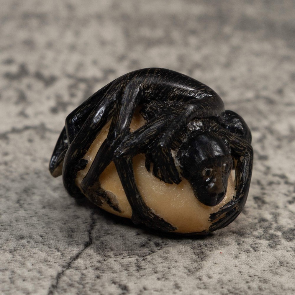 Double Howler Monkey Tagua Carving