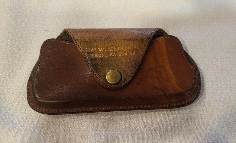Pinch Nose Spectacle CASE ONLY Leather