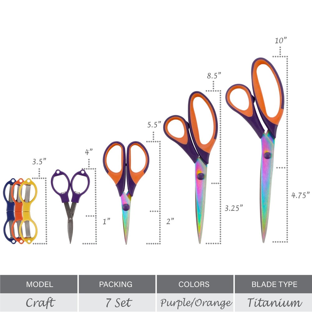 JubileeYarn Titanium Softgrip Scissors Set & Accessories
