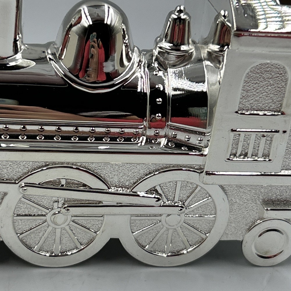 Things Remembered Silverplated Train Bank With Box