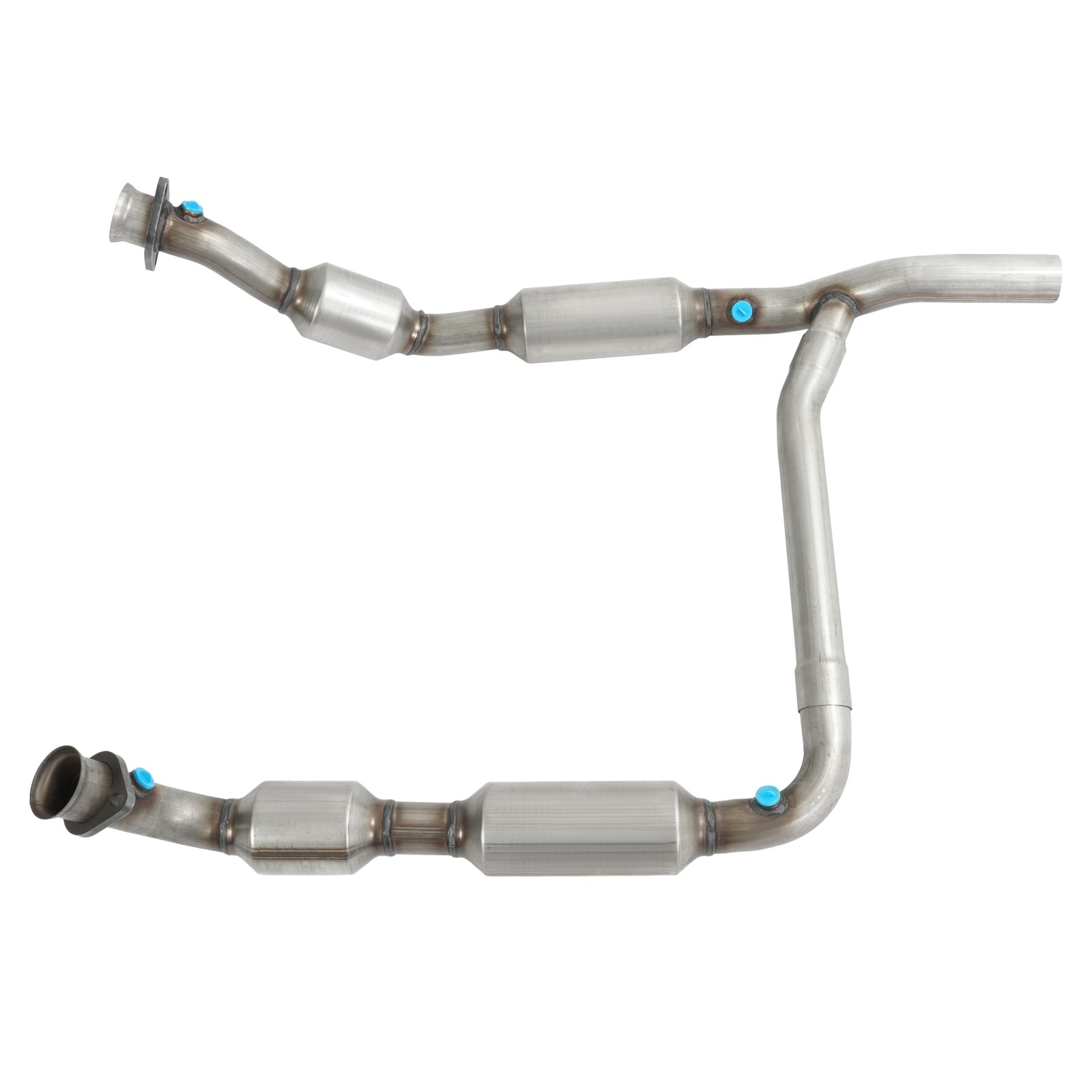 For Ford F150 F-150 4.6L 1997-2000 RWD Y Pipe LH & RH Catalytic Converter Set