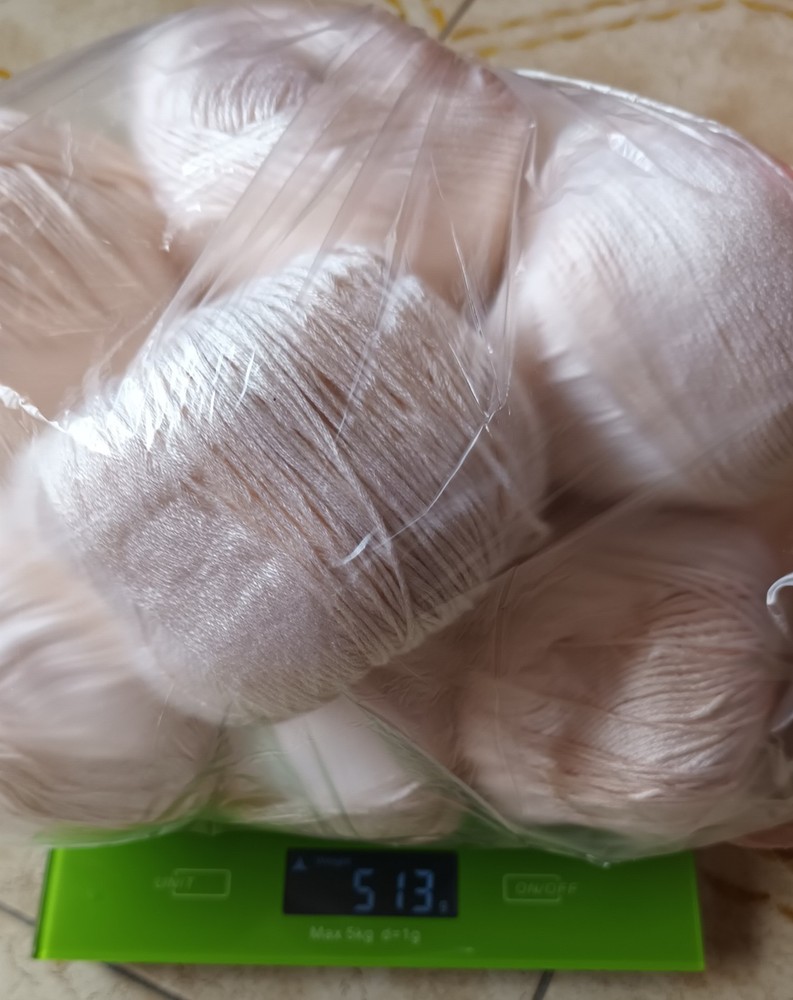 Silk 100% Gold Button, 513gr.