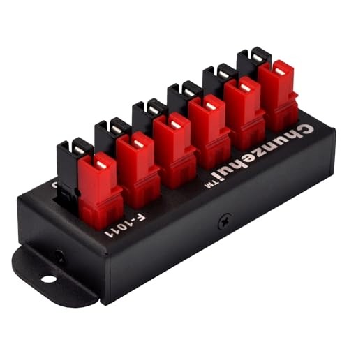 F-1011 6-Position 45A Power Pole Distribution Block Module, Connector Power