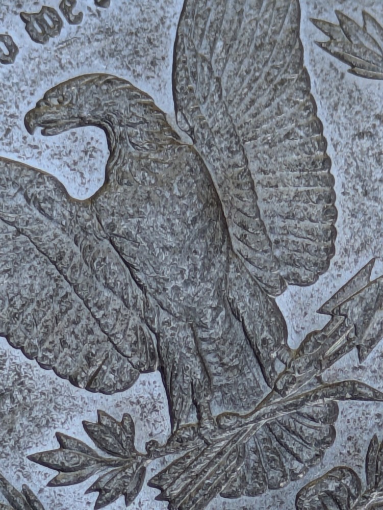 1880 S Morgan Silver Dollar Uncirculated Some Toning