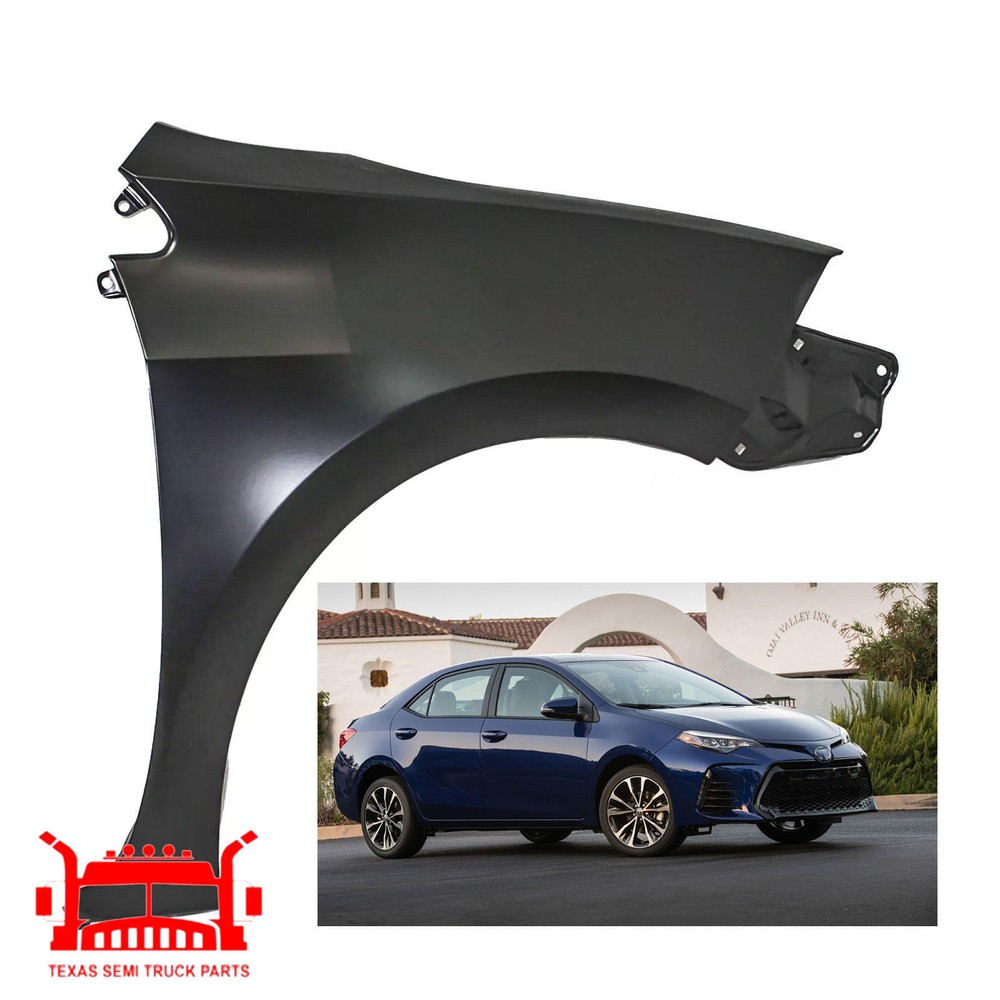Front Passenger Right Side RH Fender For 2014-2019 Toyota Corolla TO1241248