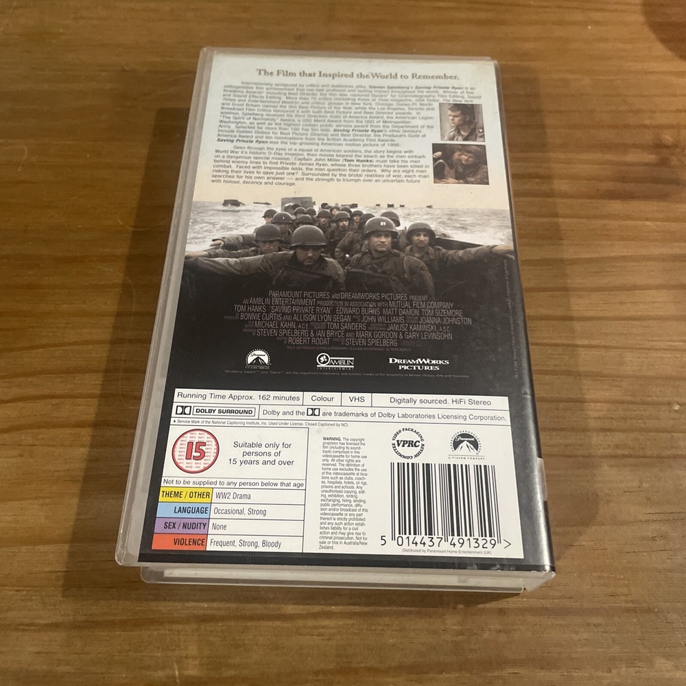 Saving Private Ryan (VHS/SH, 1999)