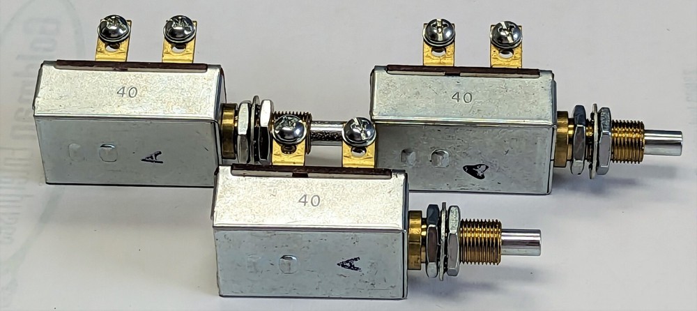 (3)Momentary ON / OFF 40A Push Button Military / Aviation Sensitive Switch [BB25