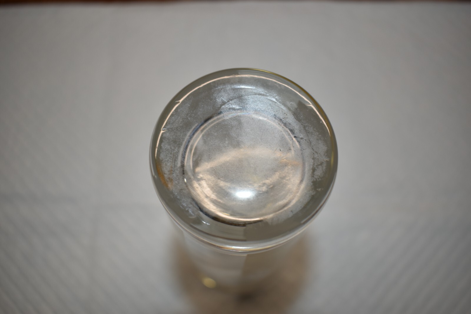 ✨Mid Century Modern C1955 Collins Glass With Atomic Flowers And Frosted Stripes