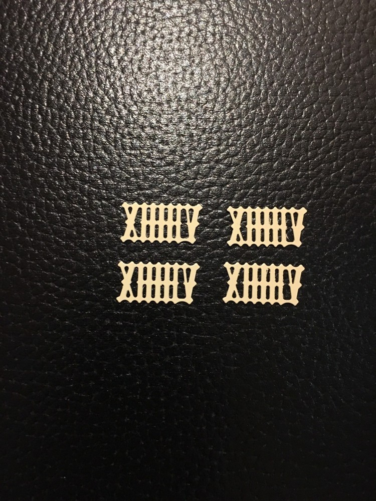 Cucko Clock Numeral Set Bone 7/16”.