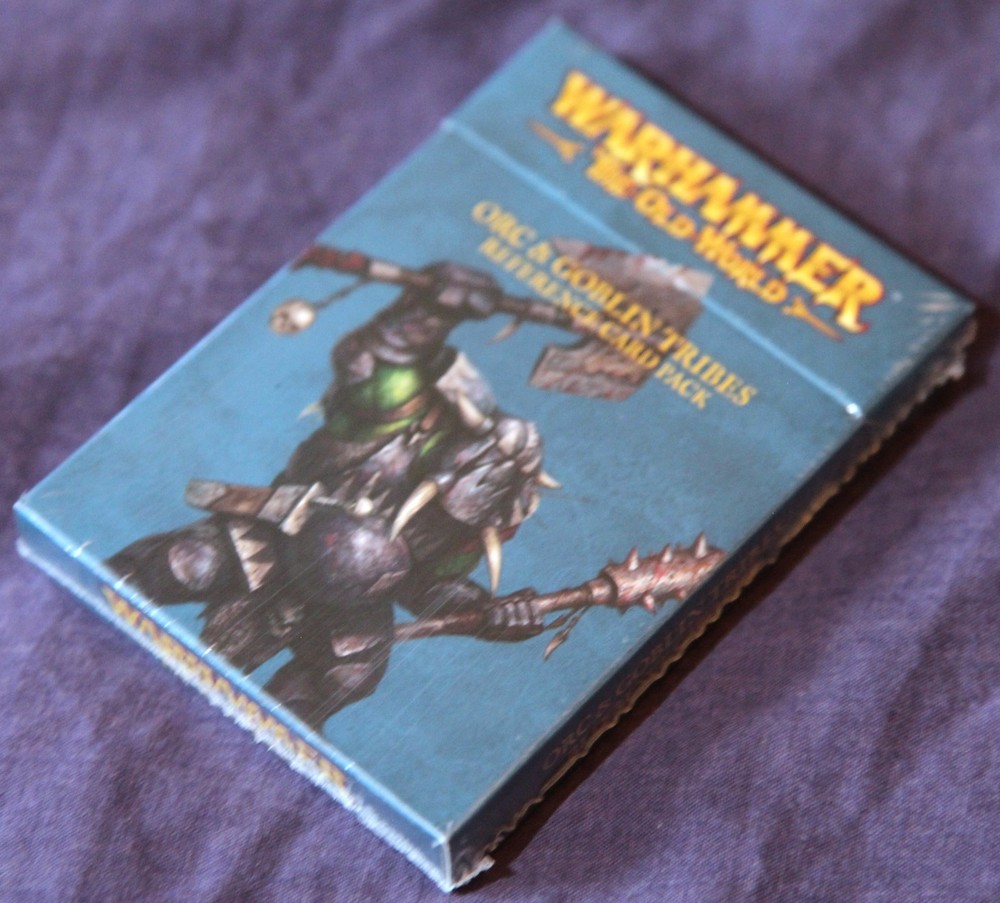 Orcs & Goblins Tribes Reference Card Pack Warhammer The Old World Games Workshop