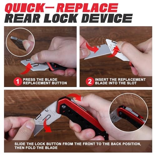 Utility Multitool Knife, Box Cutter, EDC, Work Men Gifts-Without Engraving
