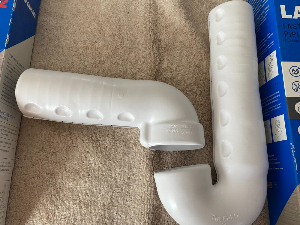 Lav Guard 2 v100 E-2 Pipe cover-ptrap molded- new