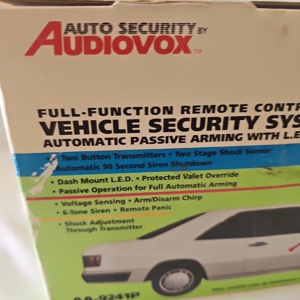 Audiovox TSP-550 Full Function, Remote Controlled Auto Vehicle Security System