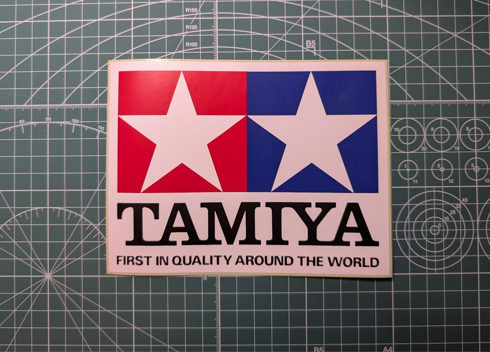 Tamiya Retro Logo Sticker