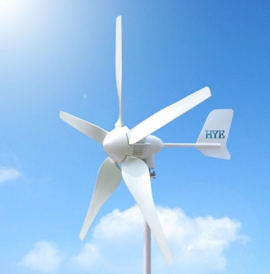 Hurricane HYE HY-400L/48V 400W 48V Wind Turbine Kit , 5 Blade, Flange Connection