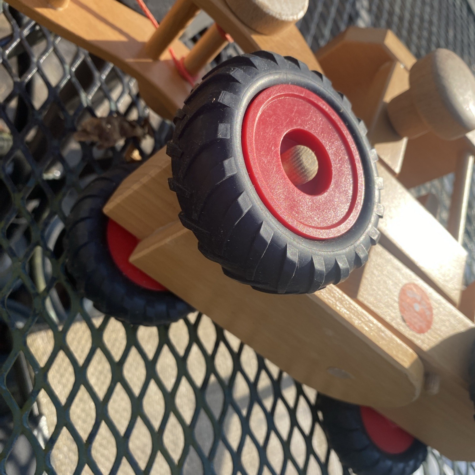 Vintage Fagus Early Production Front Loader w/Cab & Lifting Fork And Blue Guy