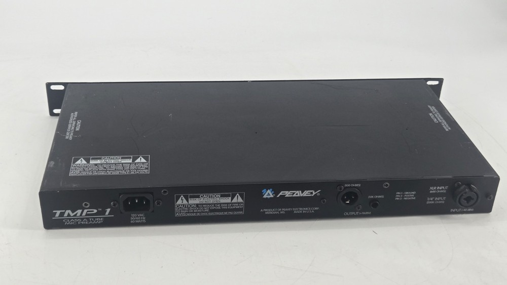 Peavey TMP-1 Class A Tube MIC PREAMP System... Missing Plastic Nob.