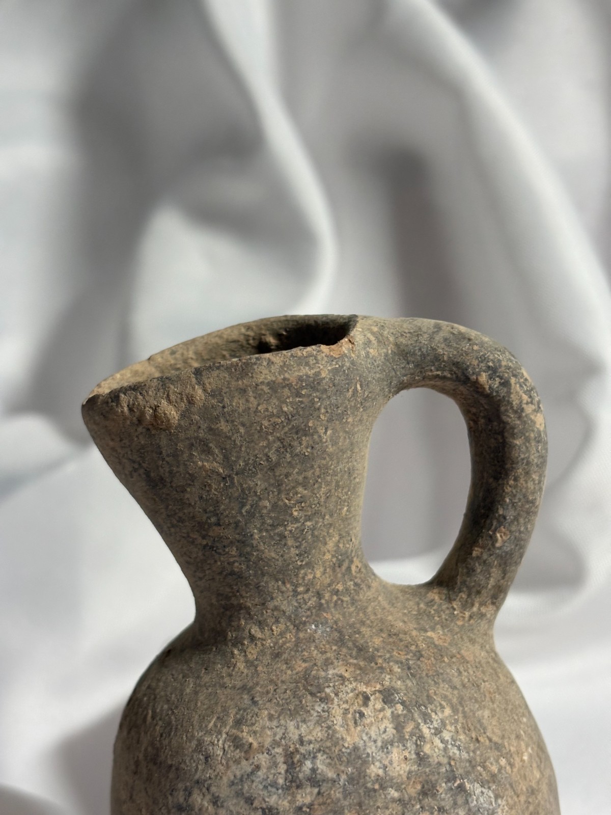 Ancient Holy Land Iron Age I Oil Jar 1200–1000 BC Biblical Vessel 17×7 cm