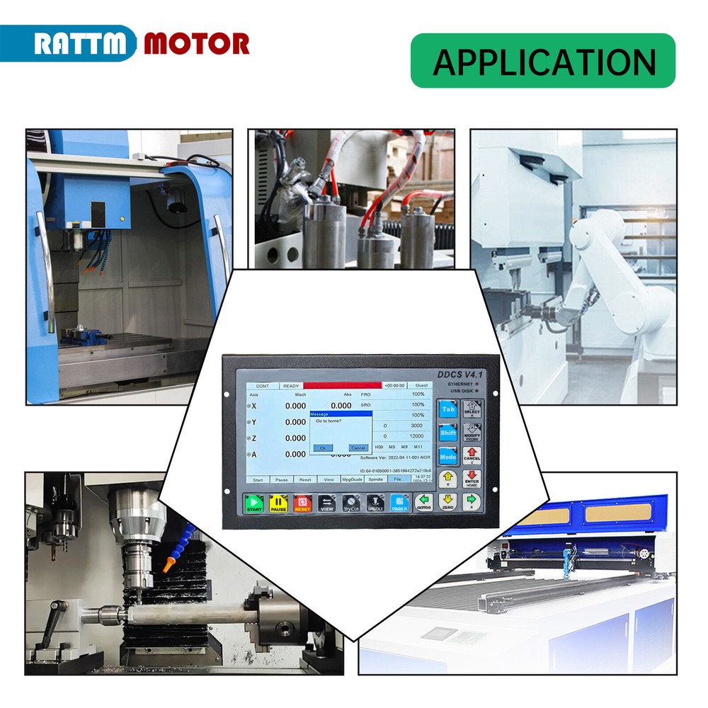 4 Axis Stand-alone Offline CNC Motion Controller DDCSV4.1 CNC Machine System&MPG