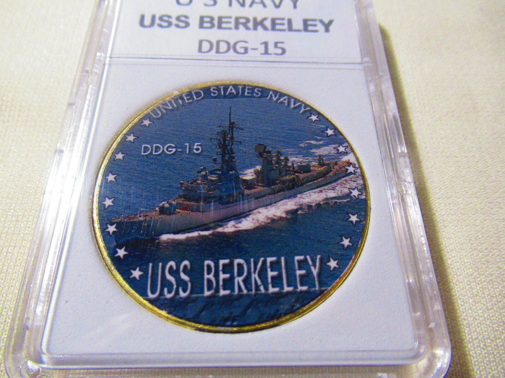 US NAVY - USS BERKELEY (DDG-15) Challenge Coin