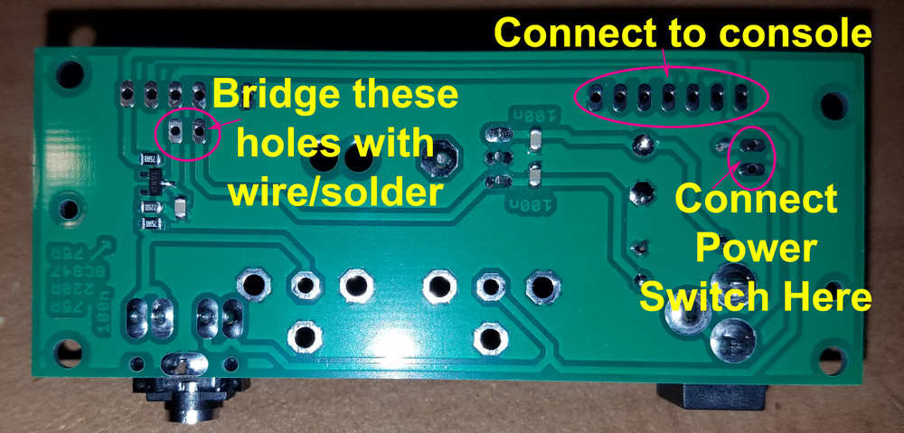 Famicom AV mod and power board