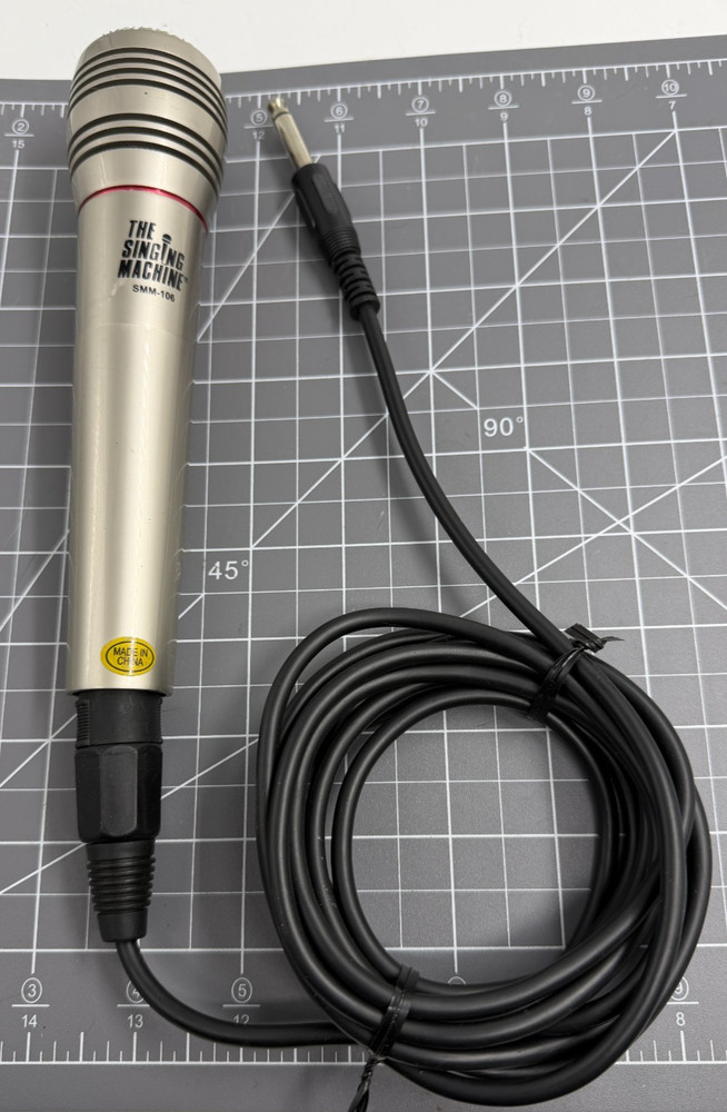 The Singing Machine SMM-106 Wired Microphone with Cable
