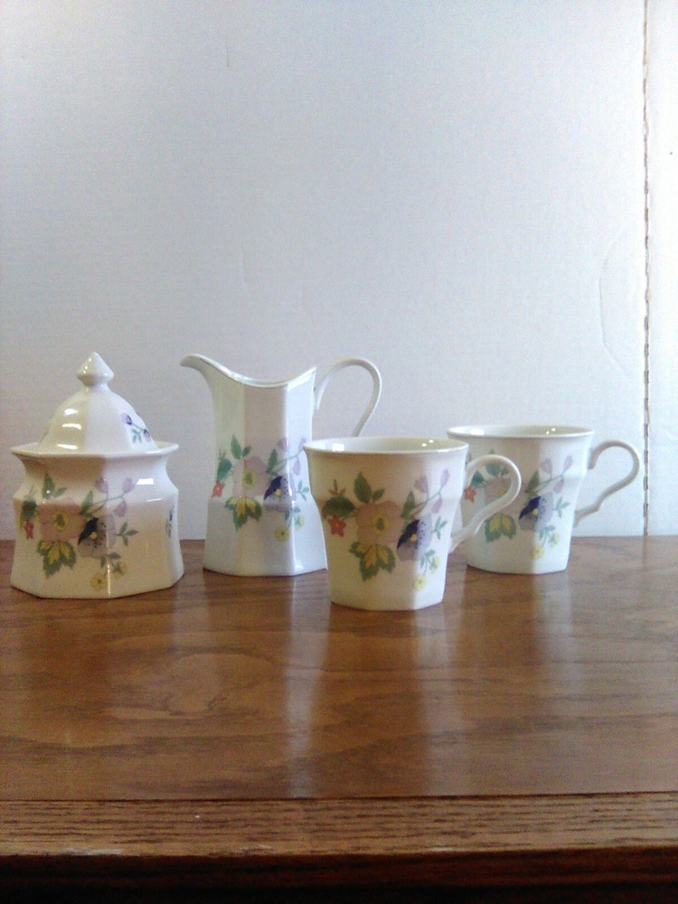 Christopher Stuart 4 Piece Coffee Set Y0015 Blue Rhapsody Kitchenware Tableware