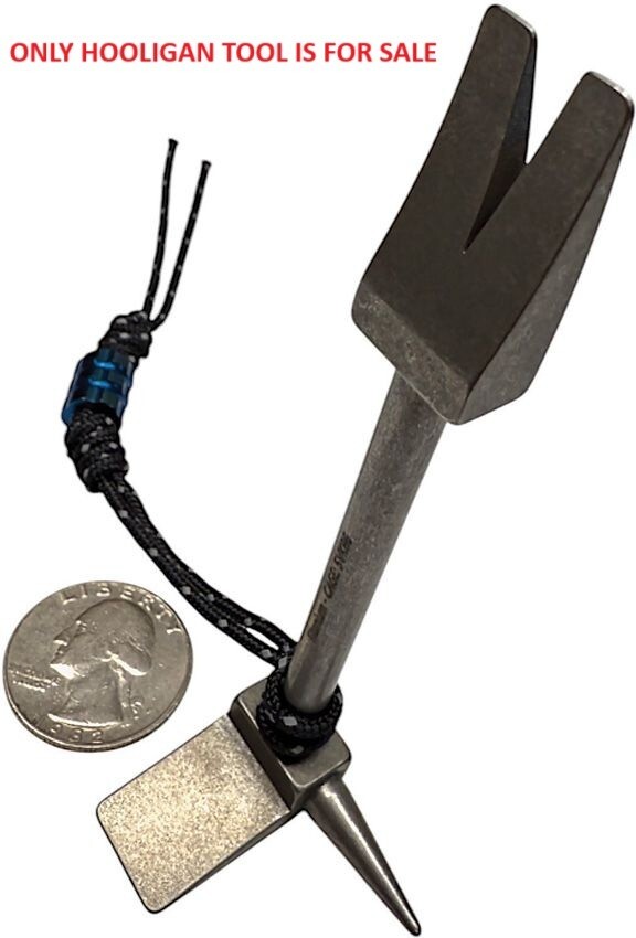 Maratac Hooligan Tool 4" Duckbill Incline Tapered Peak Nail Puller Pry Tool USA