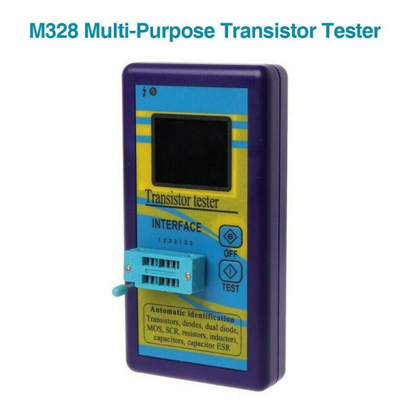 Digital Transistor Tester,M328 Multi-functional Capacitance Resistance Meter C#