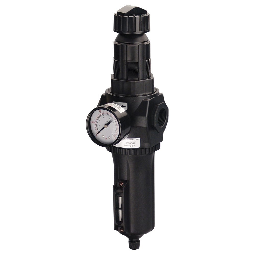 Master Pneumatic 3/4", Inline/Modular Air Regulator & Separator, USA #3411-35
