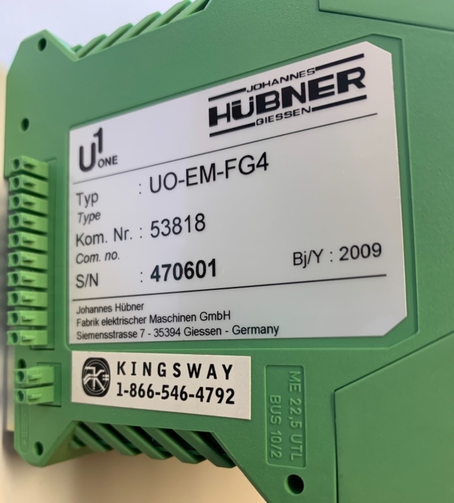 JOHANNES HUBNER Giessen Encoder PLC UO-EM-FG4
