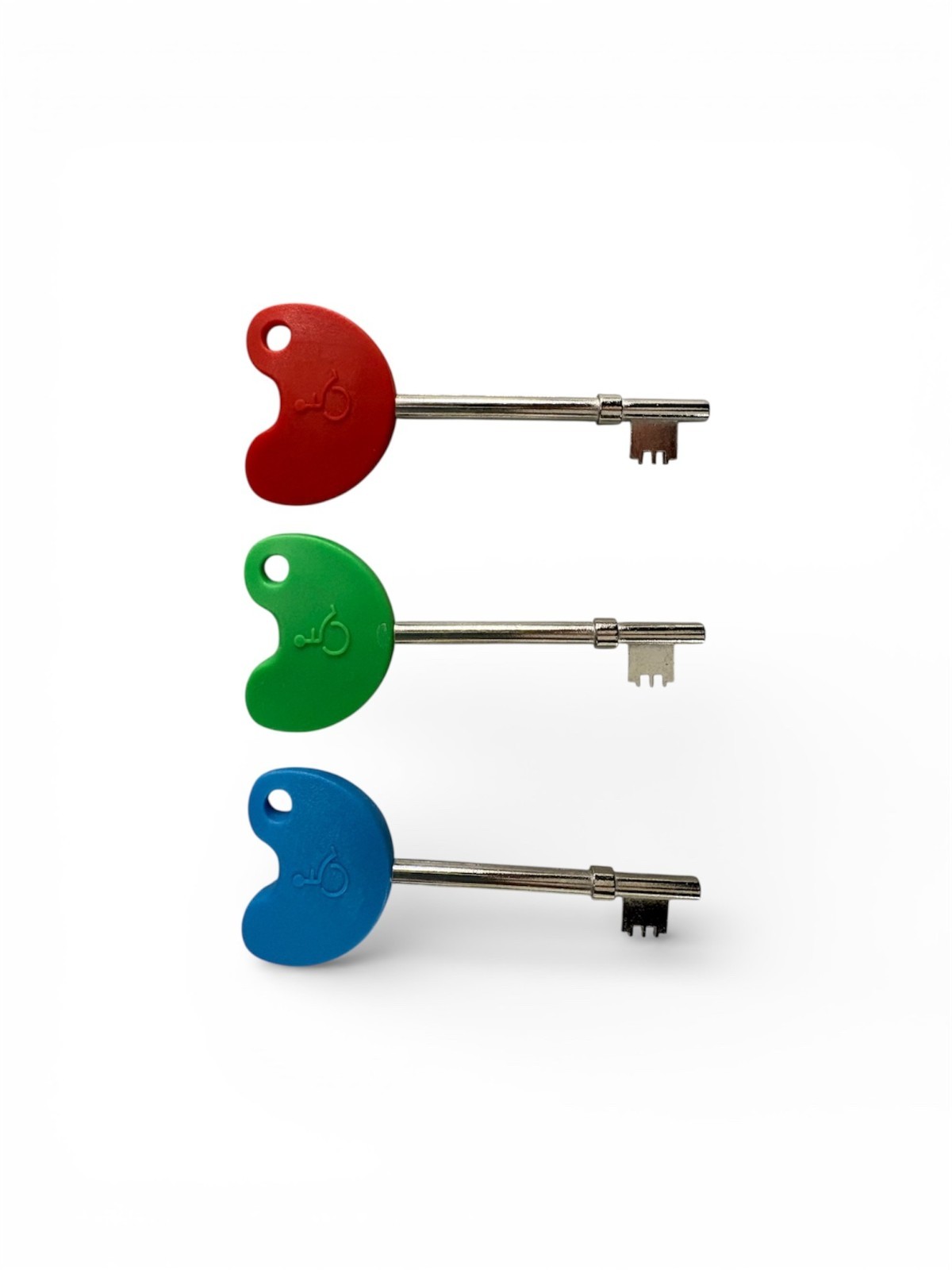 Radar Key for Disabled Toilets UK (3 Pack) - PTM key multipack colours
