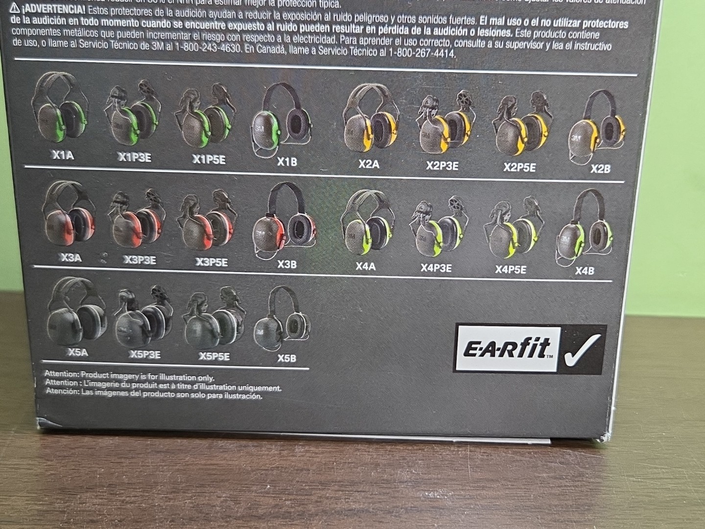 3M X1P3E Peltor Cap Mount Ear Muffs Hard Hat Attachment Noise Reduction NRR 21dB