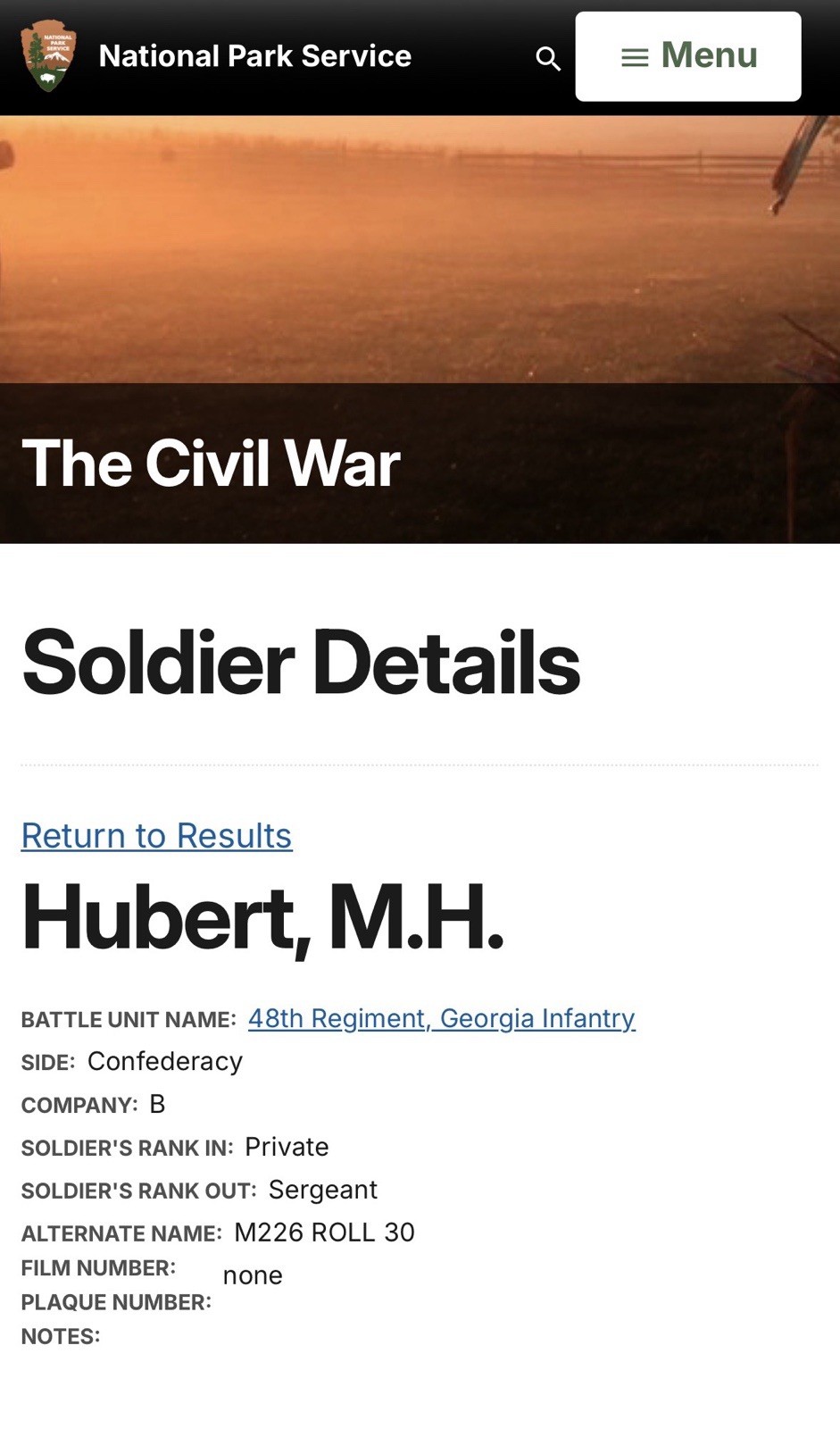 1861 CSA Star Die Sgt M H Hubert 48th GA Infantry Slaves Paul/Jincy Owner Athens