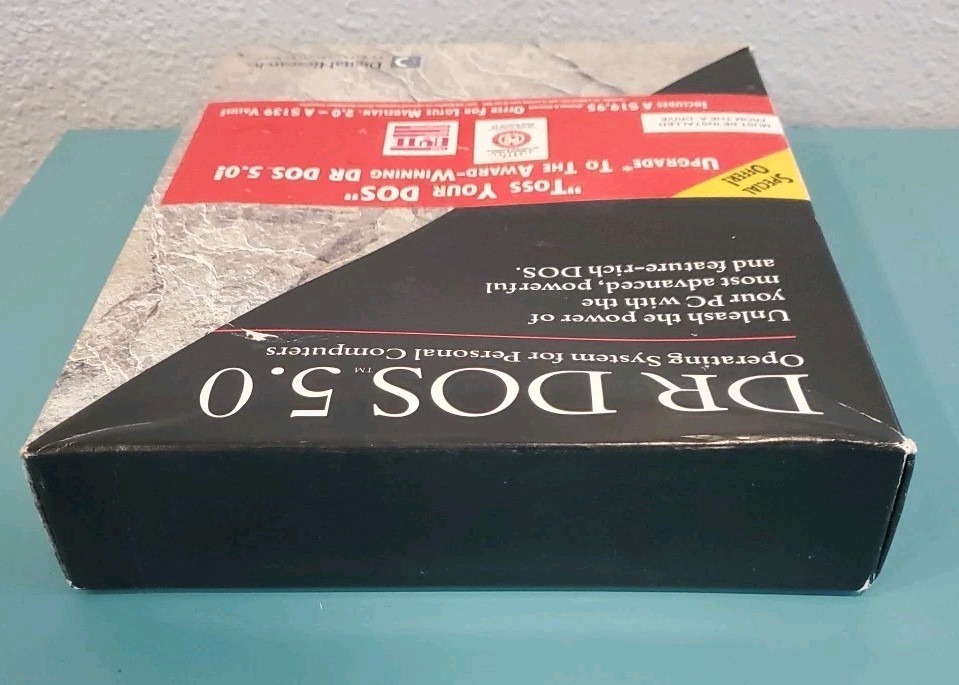 Vtg DR Dos 5.0 Operating System Personal Computers 1990 Digital Research