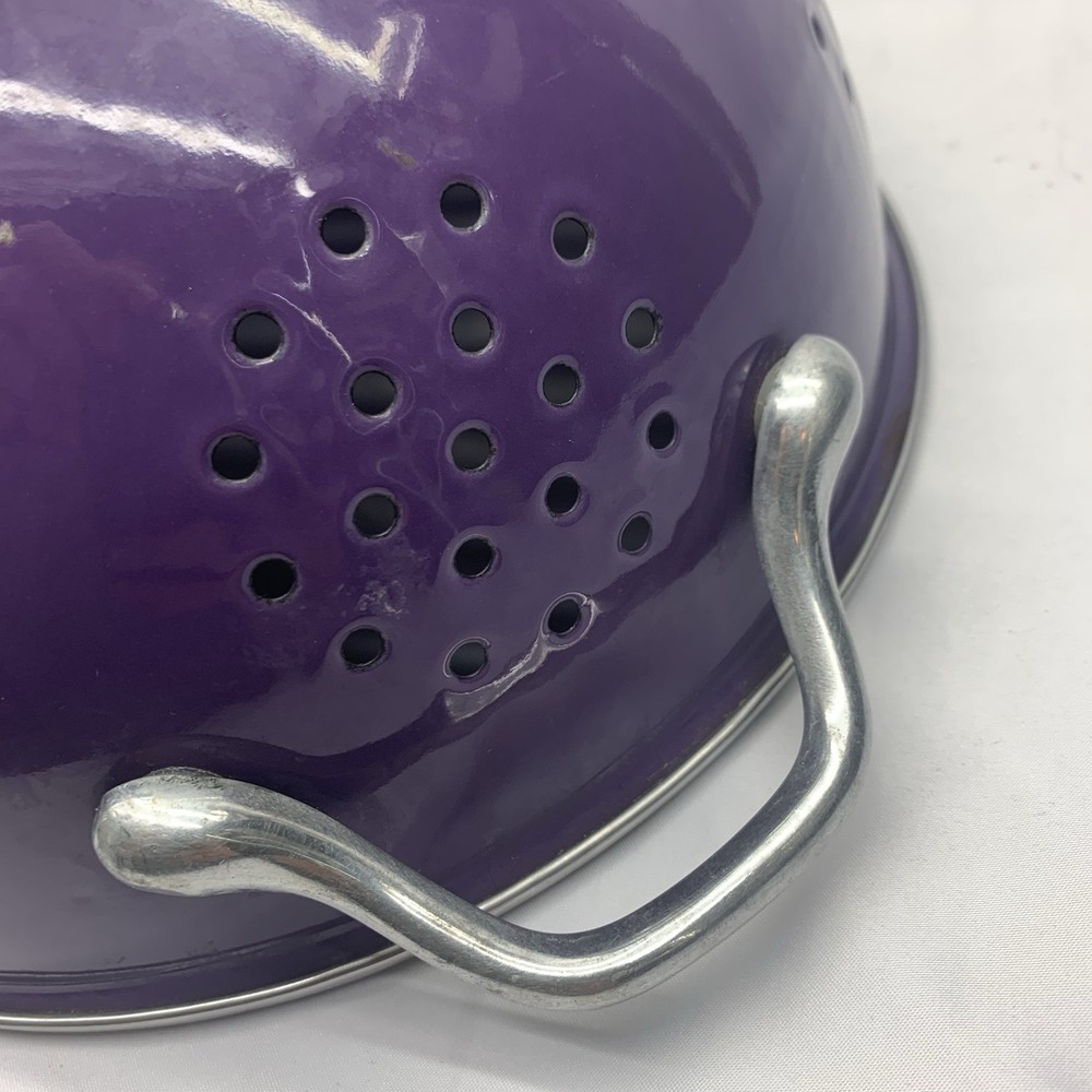 Colander Strainer Deep Purple, 2 handles