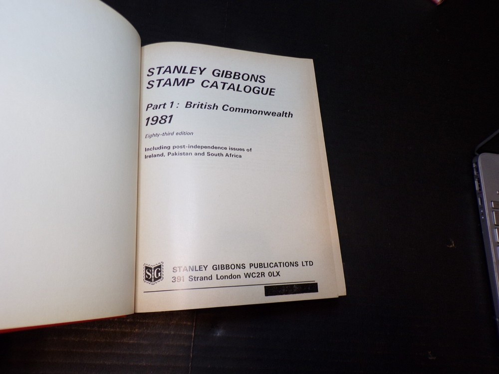 Stanley Gibbons Catalogue Part 1 British Commonwealth 1981 edition (H86)